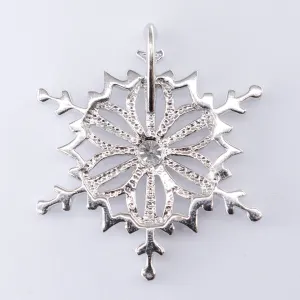 10k Diamond Snowflake Pendant | 0.03ct |