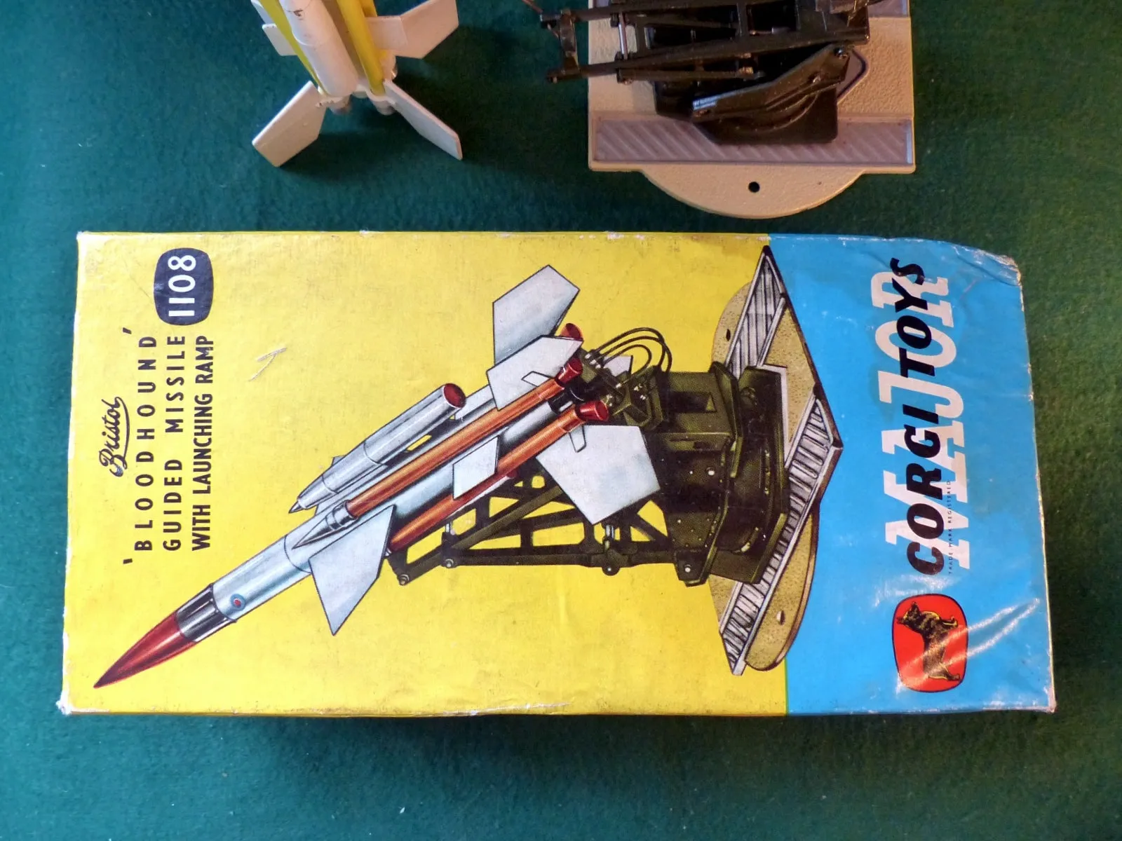 1108 Bristol Bloodhound Guide Missile on launching Ramp in box