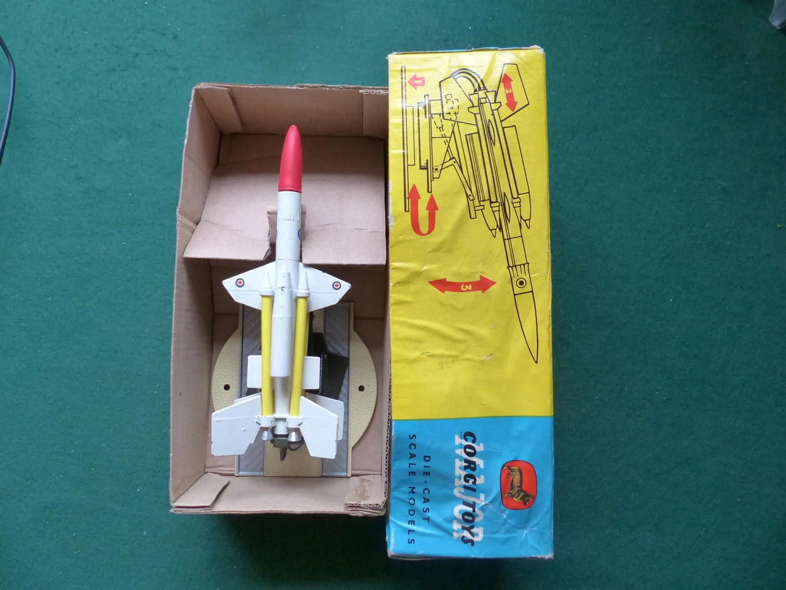 1108 Bristol Bloodhound Guide Missile on launching Ramp in box