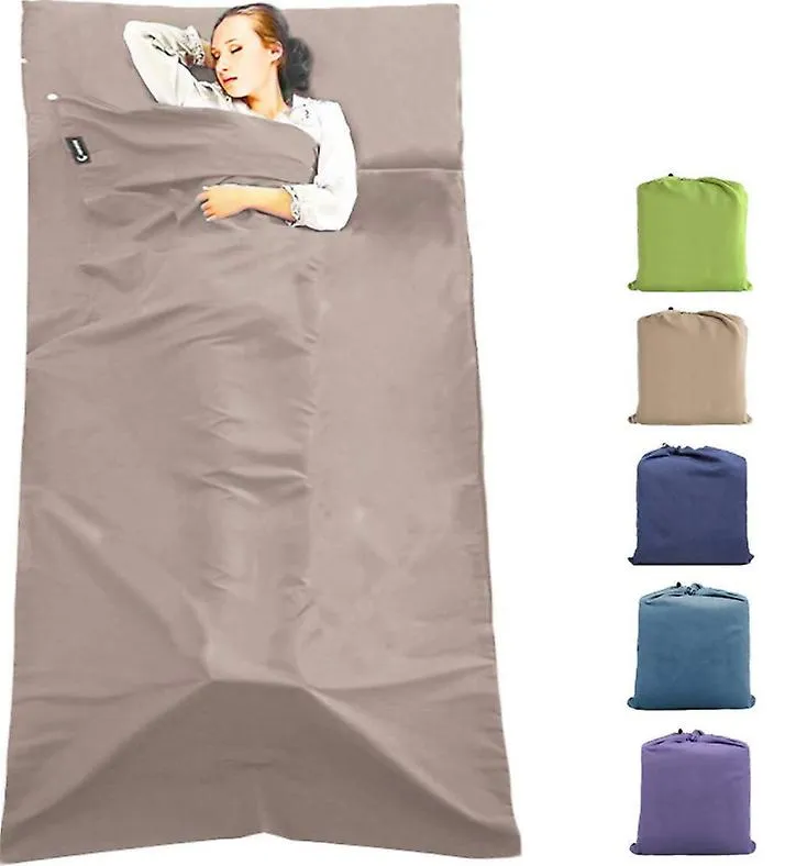 160*210cm purple Household anti dirty sleeping bag, portable liner, ultra-light hotel travel sleeping bag AZ21628