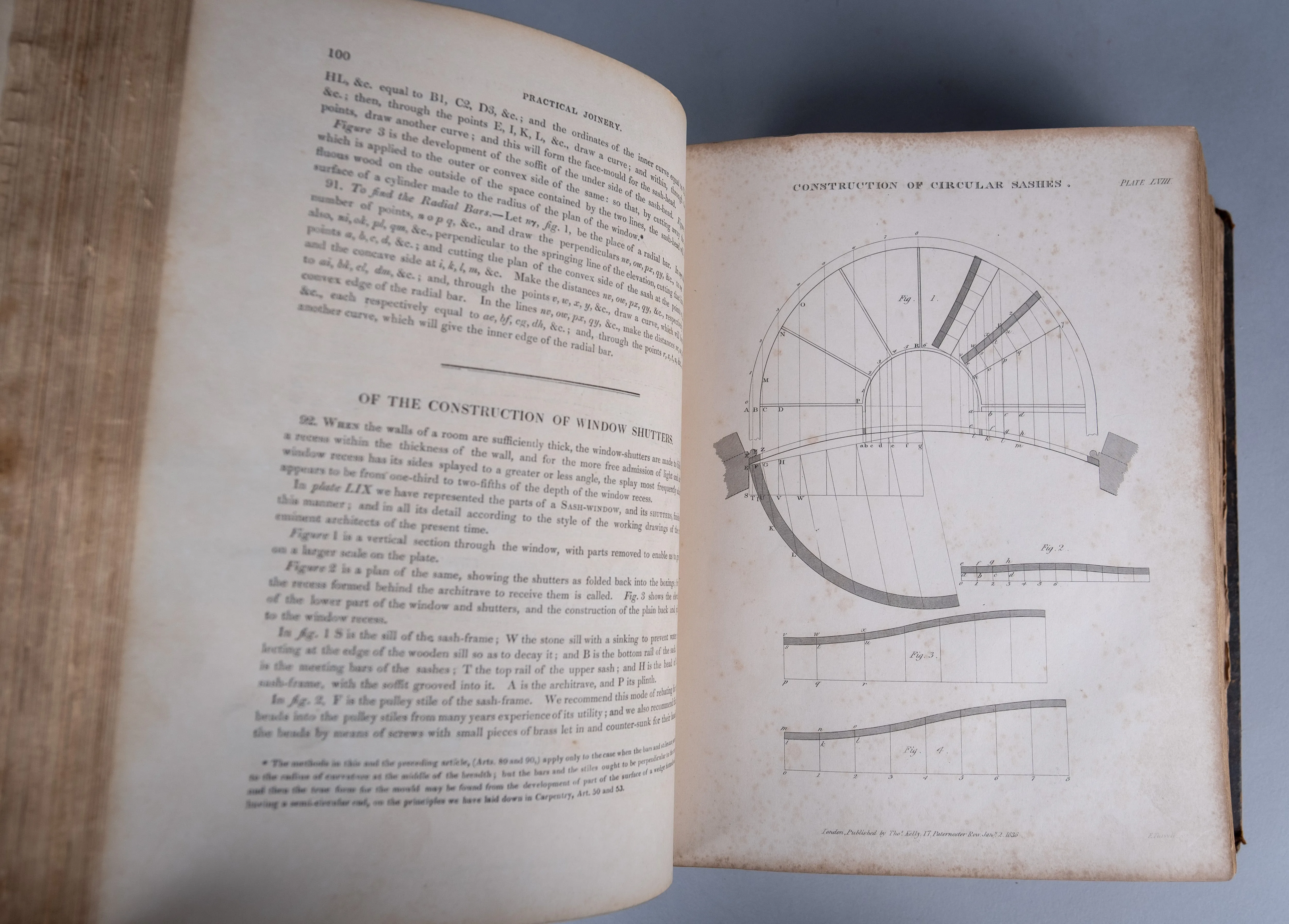 1848 The New And Improved Practical Builder by Peter Nicholson.