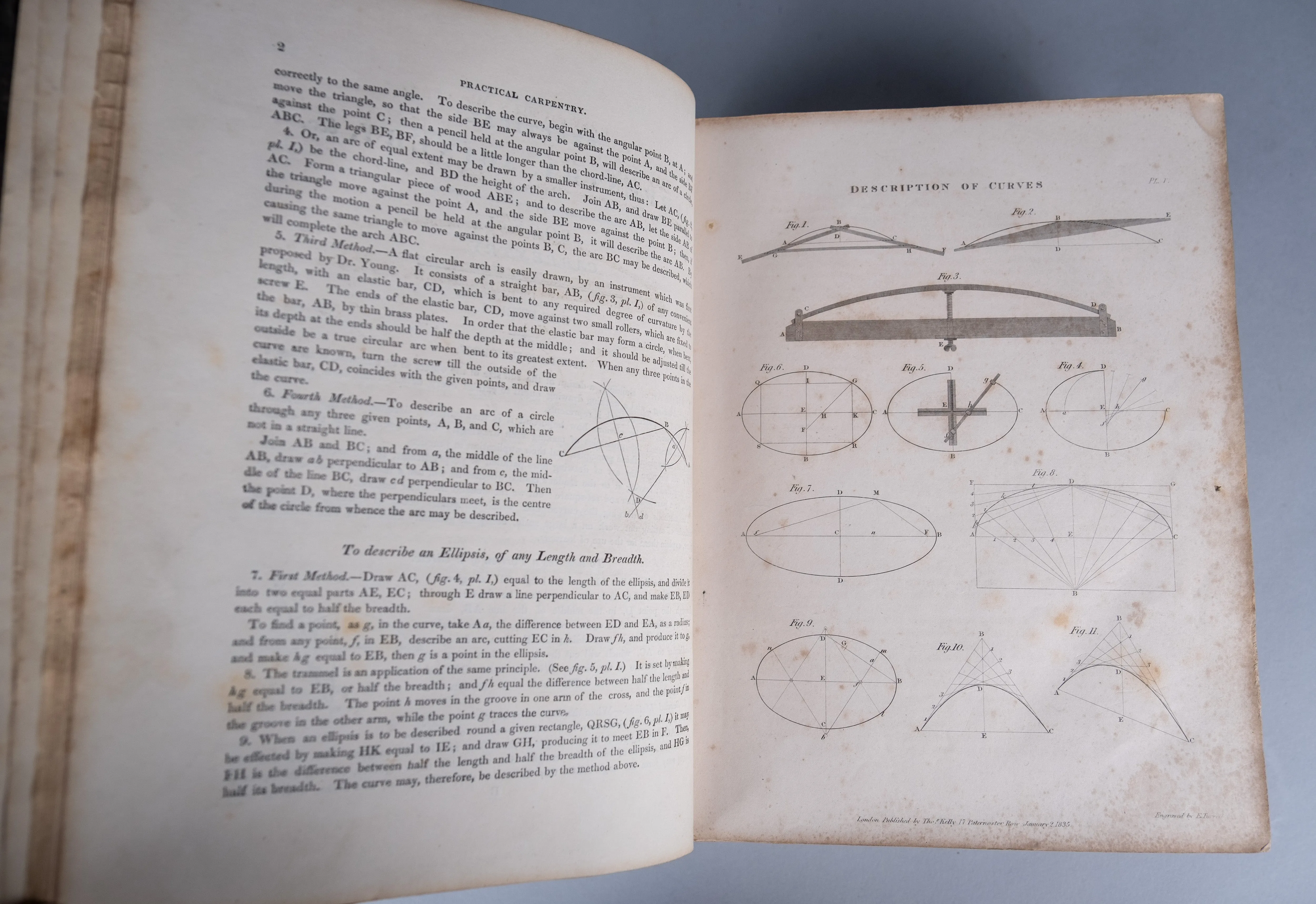 1848 The New And Improved Practical Builder by Peter Nicholson.