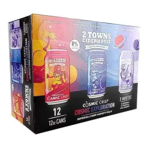 2 Towns CiderHouse - 'Cosmic Explorer' Imperial Cider Variety Pack (12PK)