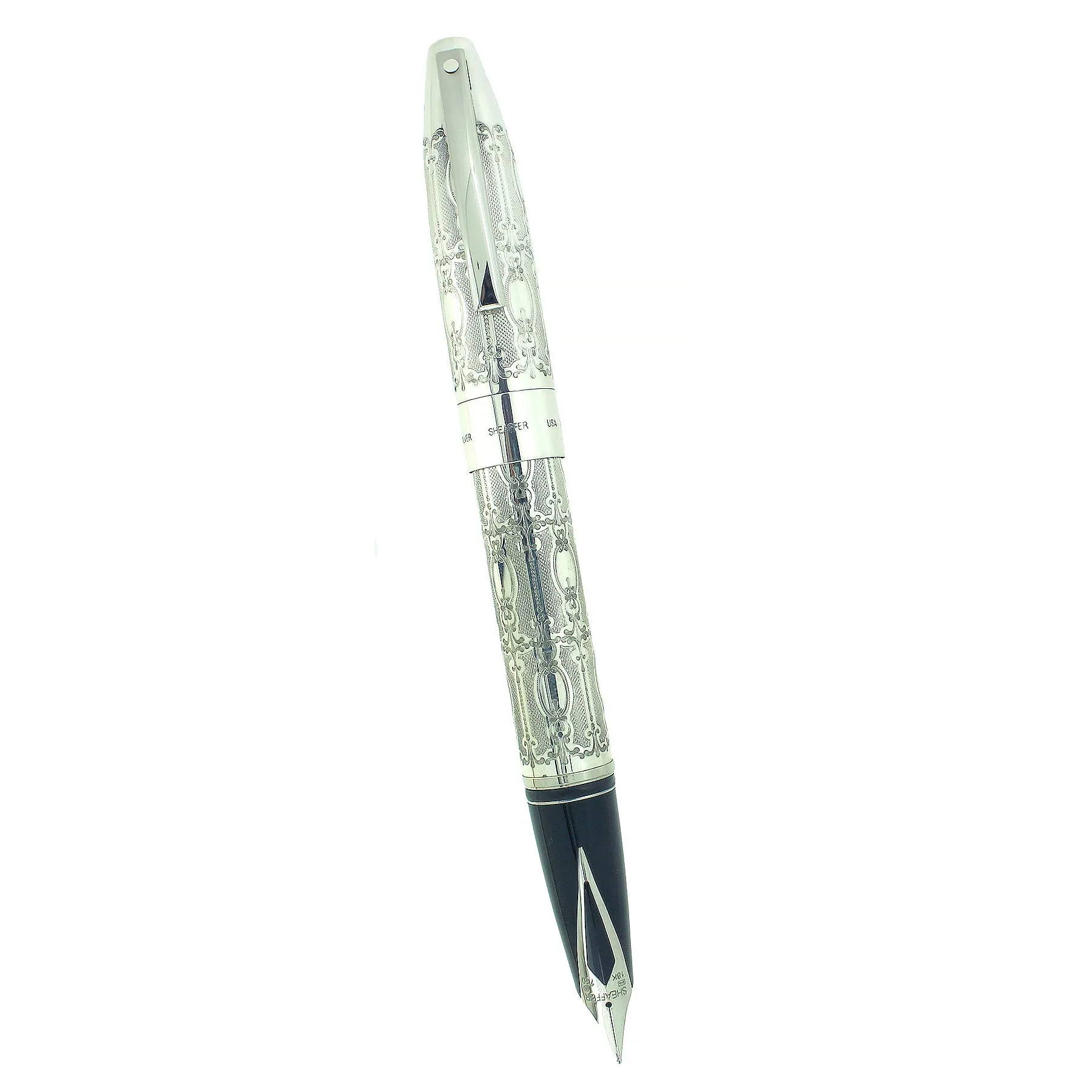 2005 SHEAFFER LEGACY HERITAGE VICTORIAN SPECIAL EDITION STERLING FOUNTAIN PEN