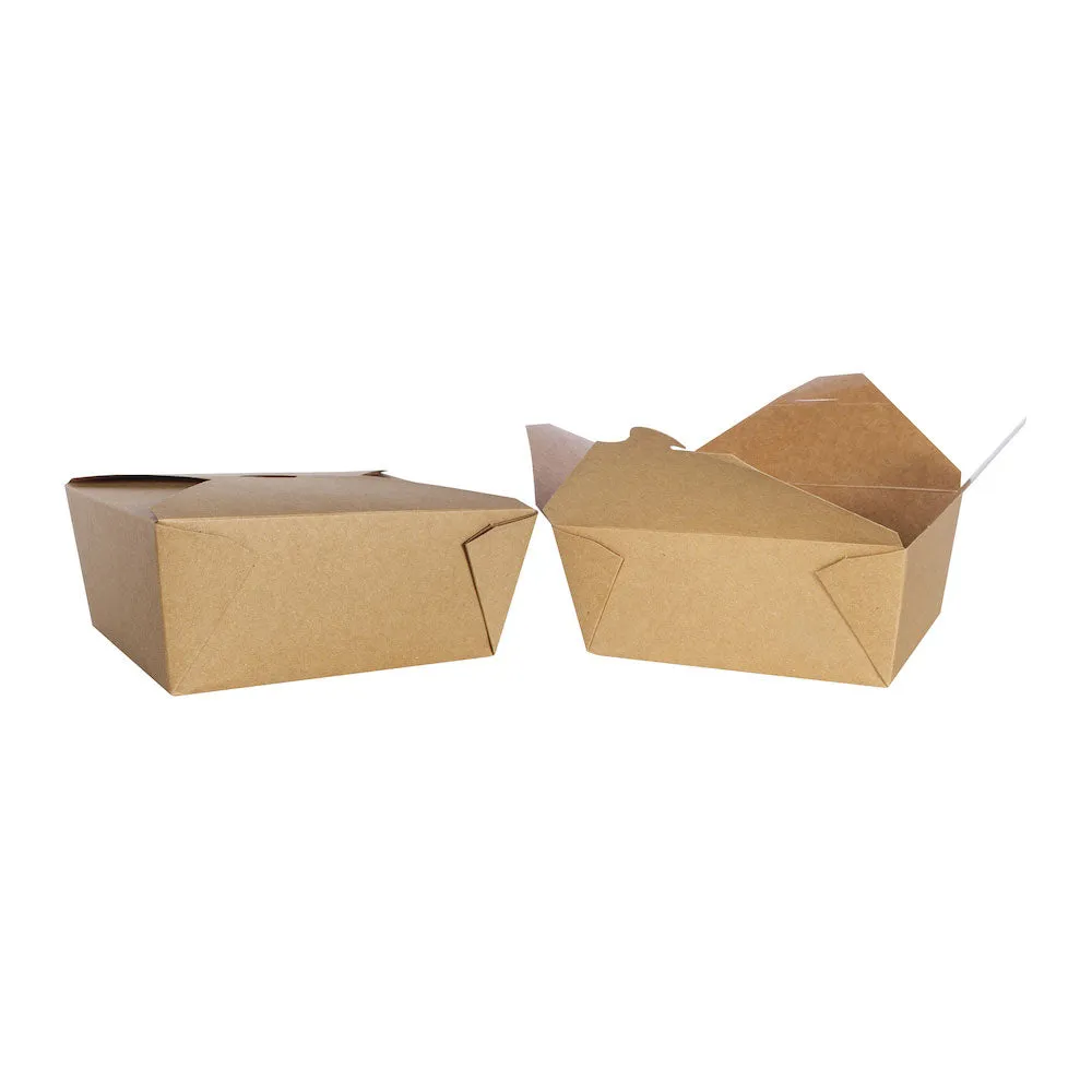 #4 Kraft Paper Box, 8-1/2" x 6-1/4" x 3-1/2", Bag of 40