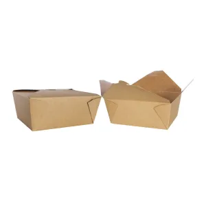 #4 Kraft Paper Box, 8-1/2" x 6-1/4" x 3-1/2", Bag of 40