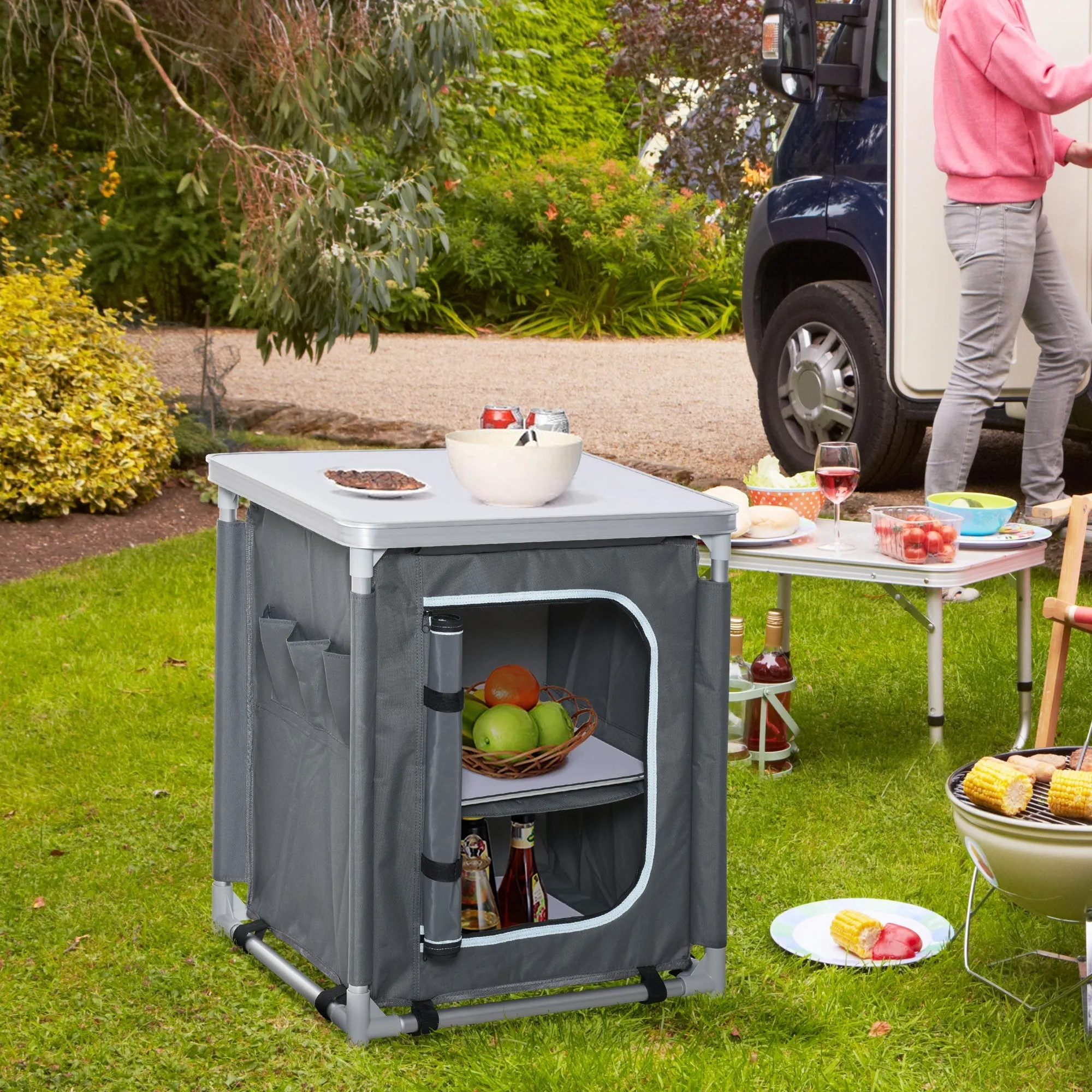 Aluminum Camping Cupboard