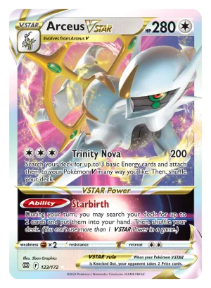 Arceus VSTAR (123/172) (Jumbo Card) [Sword & Shield: Brilliant Stars]