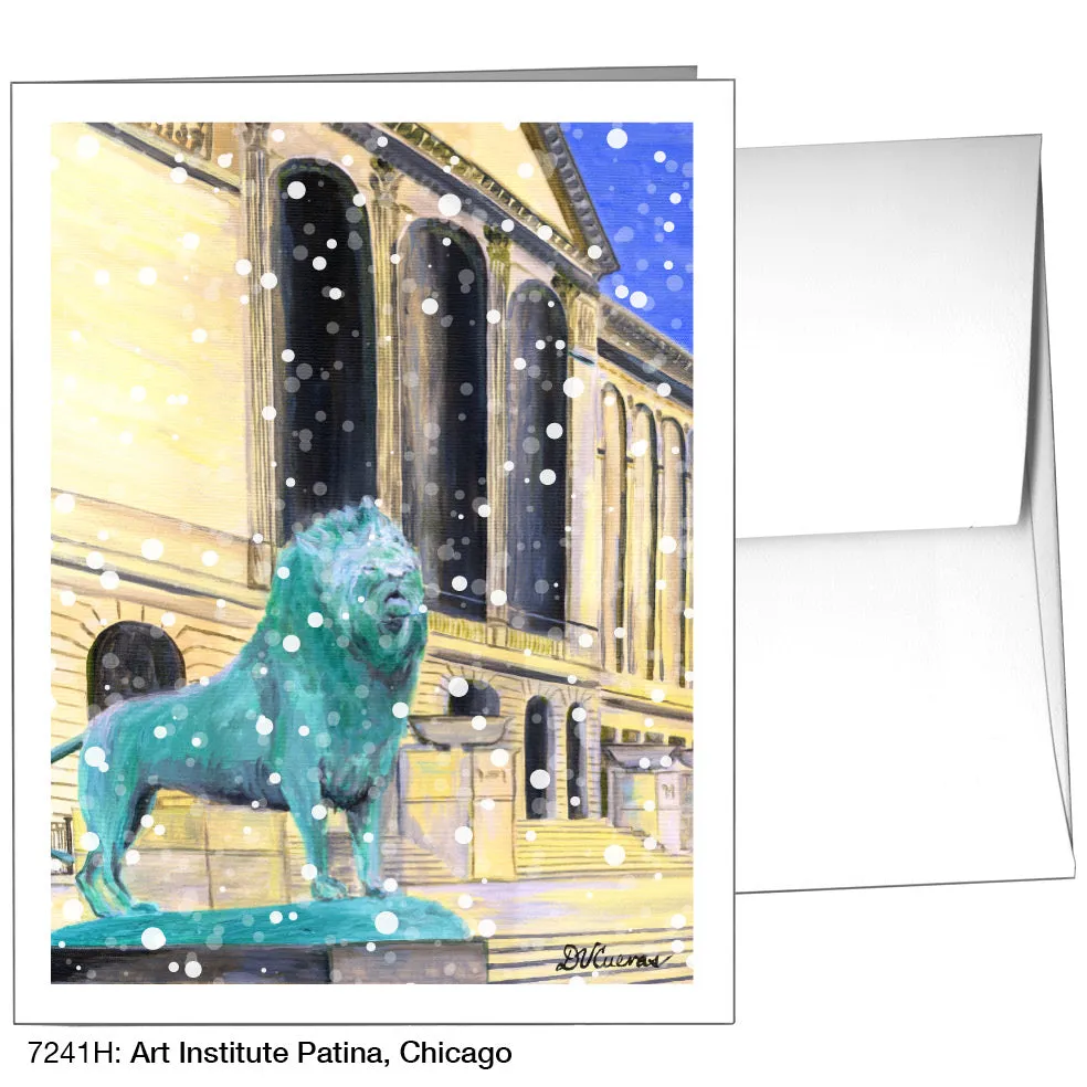 Art Institute Patina, Chicago, Greeting Card (7241H)