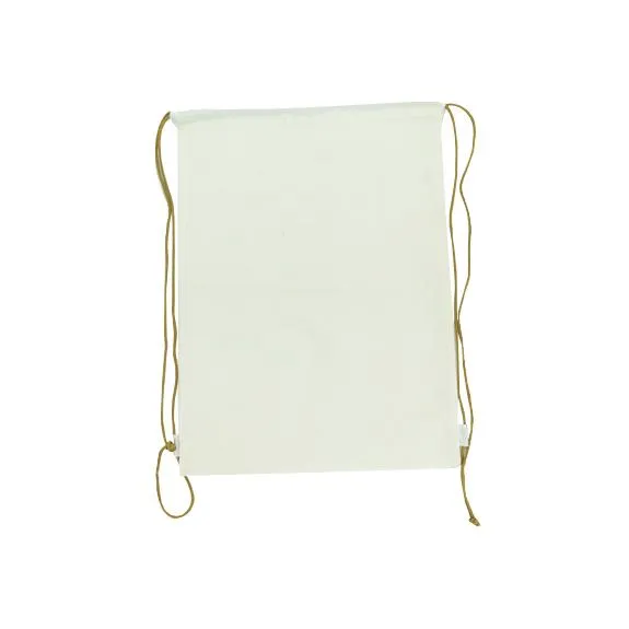 Backpack Plain Bag, Cream- 42x30cm