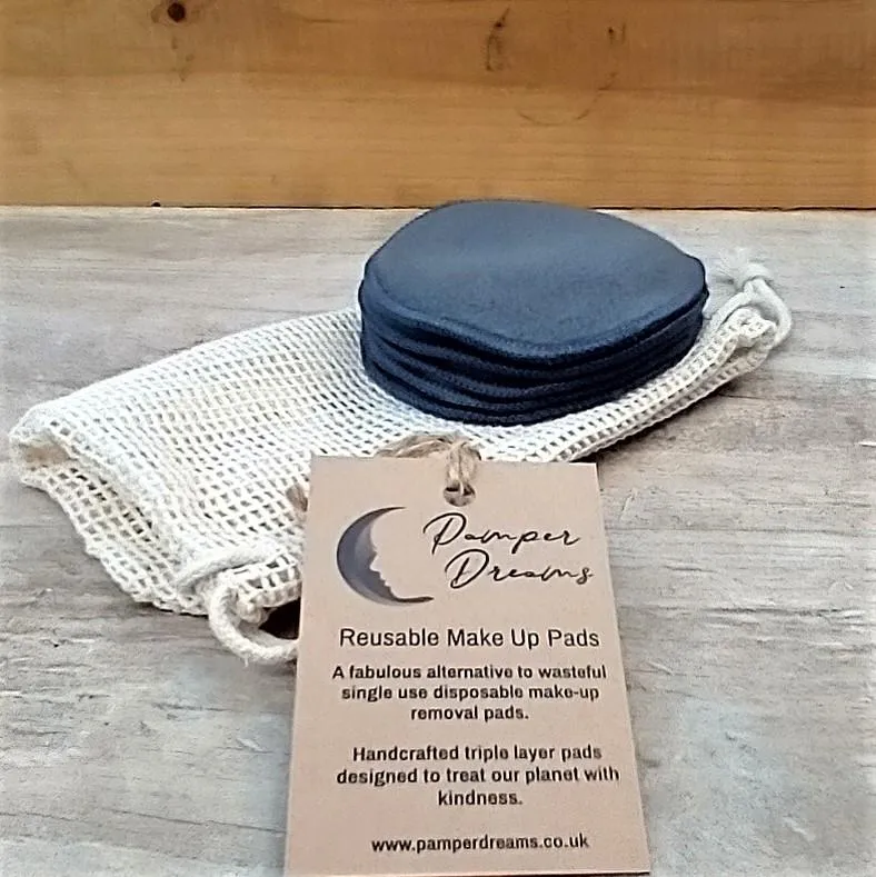 Bamboo Charcoal Reusable Make Up Removal Pads