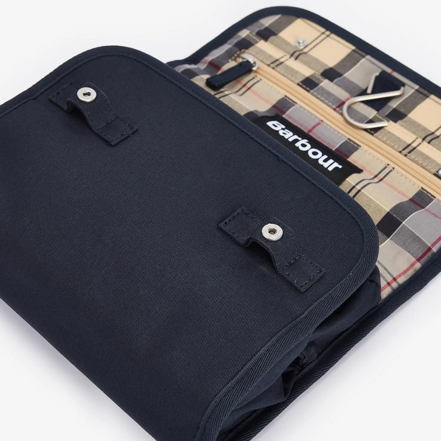 Barbour Cascade Waxed Hanging Wash Bag