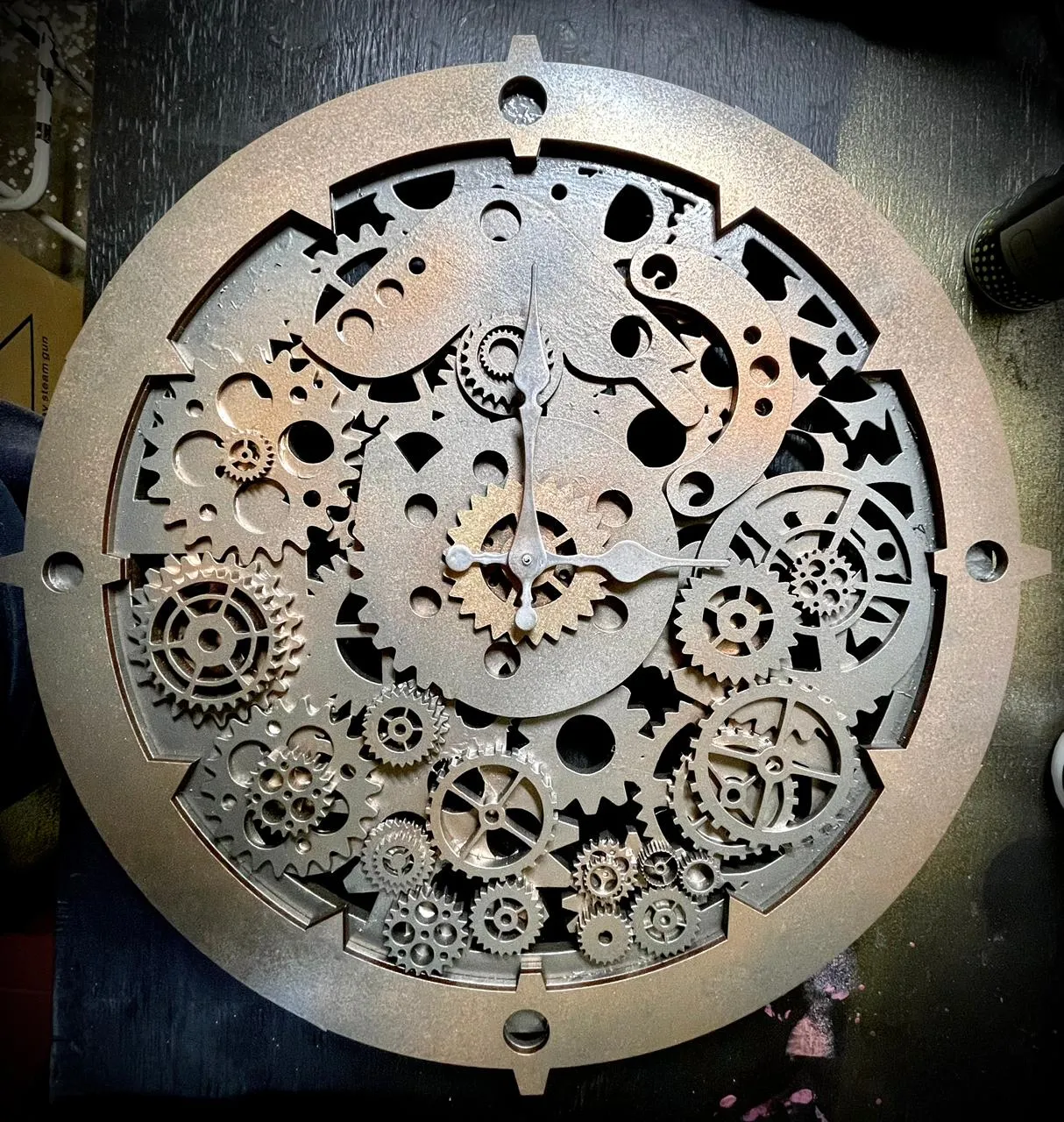 Beautiful Full Gear Clock