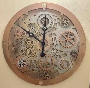 Beautiful Large Gear Clock