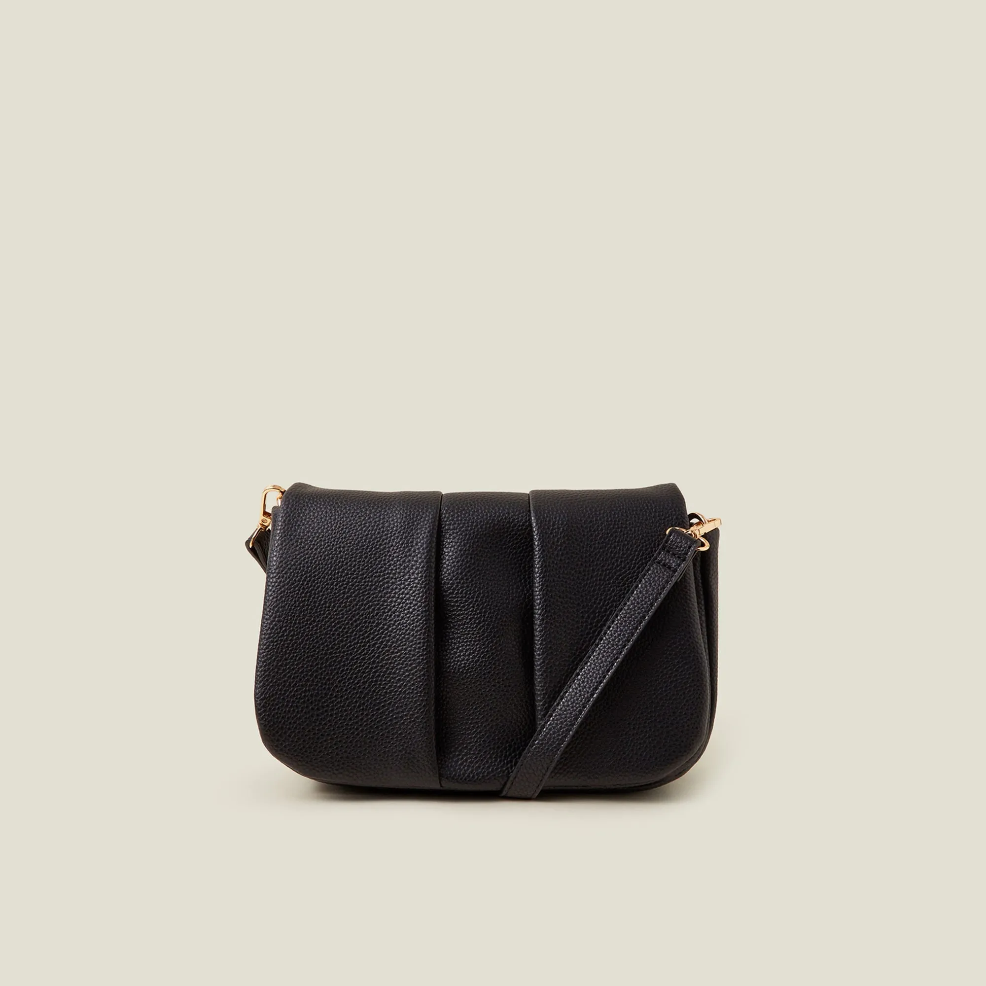 Black Jemma Fold Sling Bag