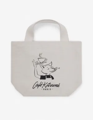 CAFÉ KITSUNÉ FOX MINI TOTE BAG TAPIOCA