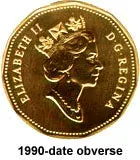 Canada Nickel 1998 $1 (Elizabeth II) 7gr .915