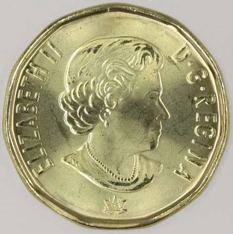 Canada Nickel 2017 $1 (Elizabeth II) 6.27gr .915