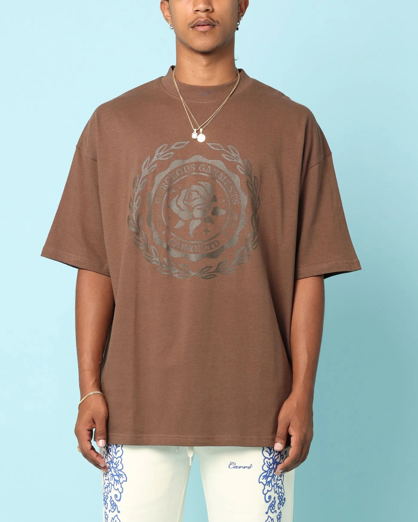 Carré Gorgeous Oversized T-Shirt Brown