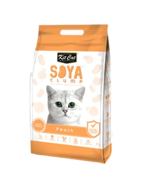 [CAT LITTER SALE] Kit Cat Soya Clump Cat Litter 7L (Peach)