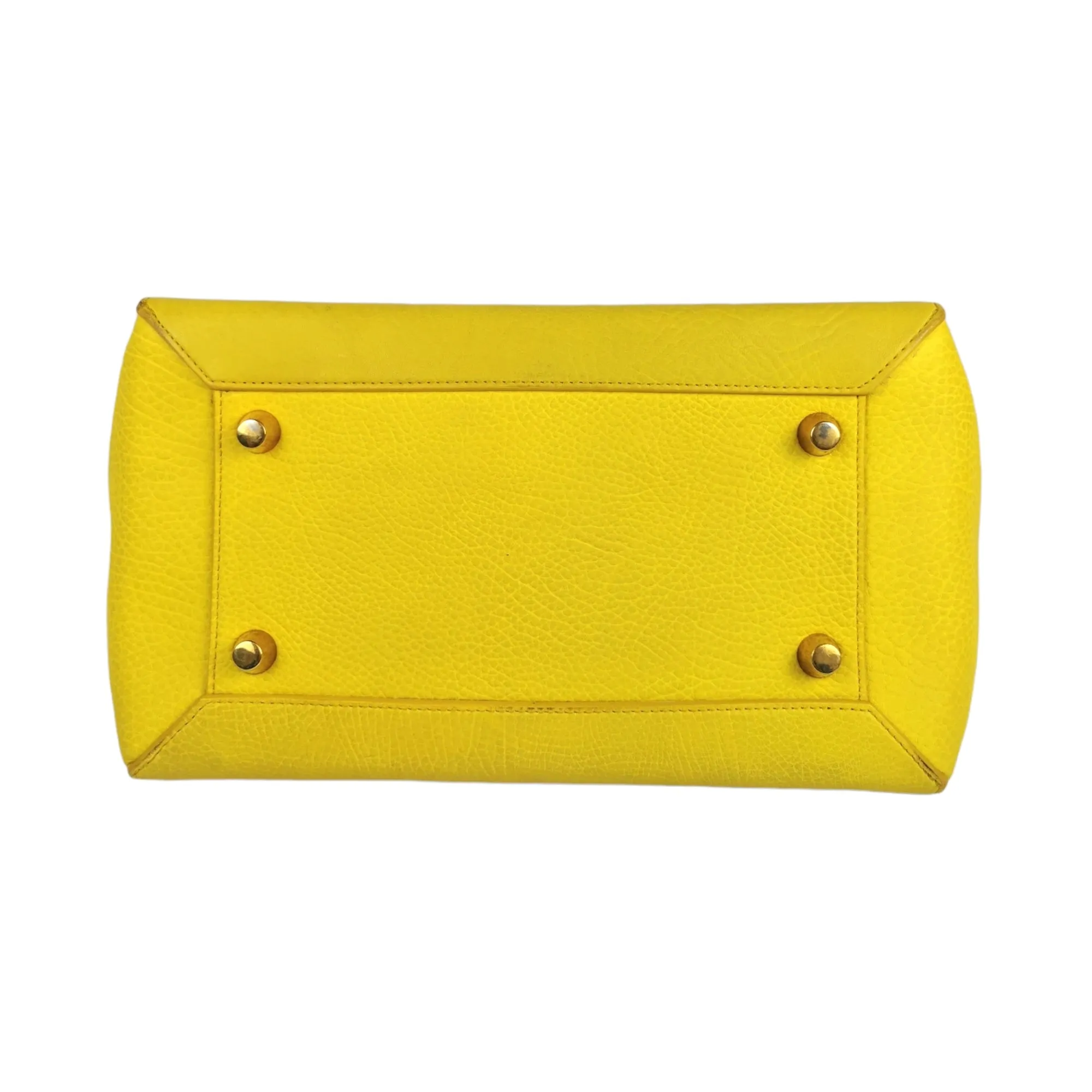 Celine Belt Bag Mini Yellow Calfskin