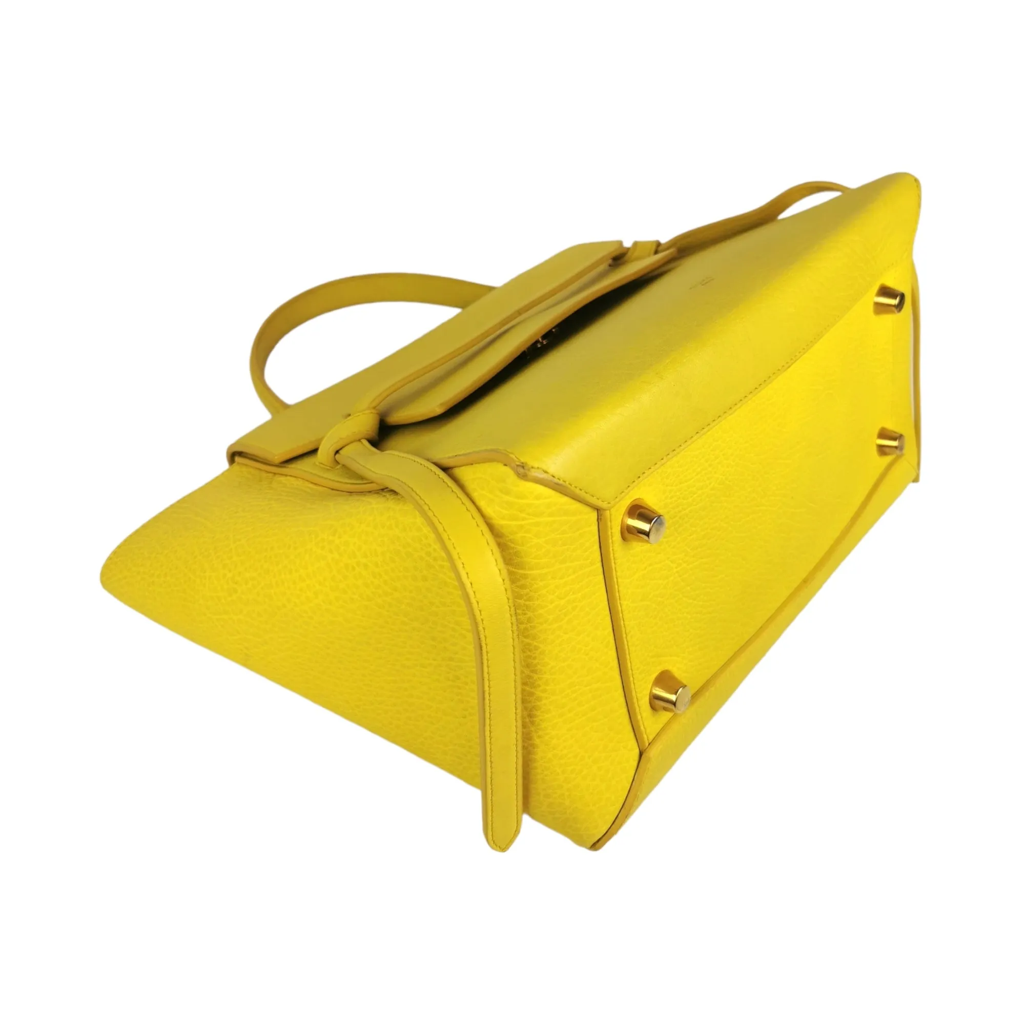 Celine Belt Bag Mini Yellow Calfskin