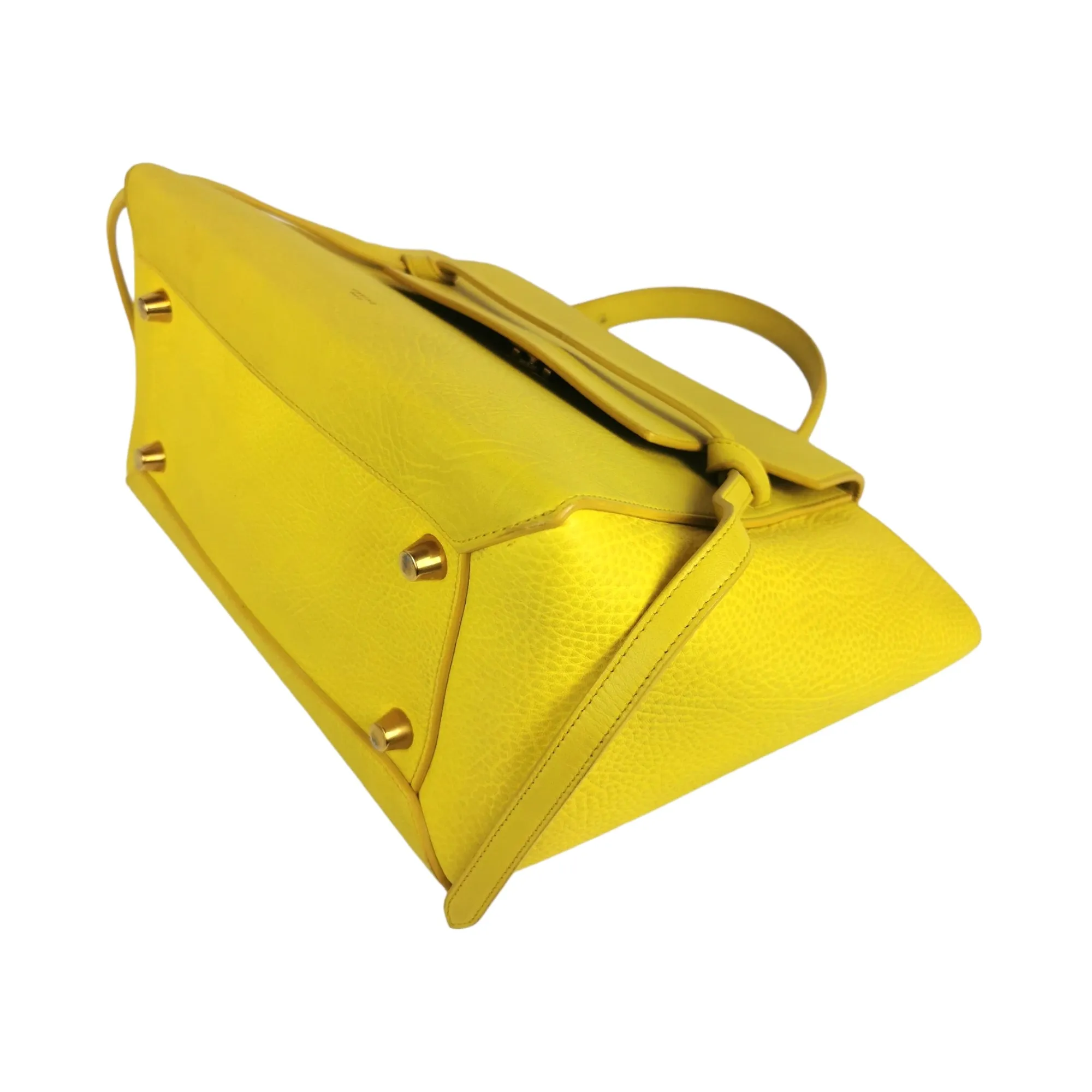 Celine Belt Bag Mini Yellow Calfskin