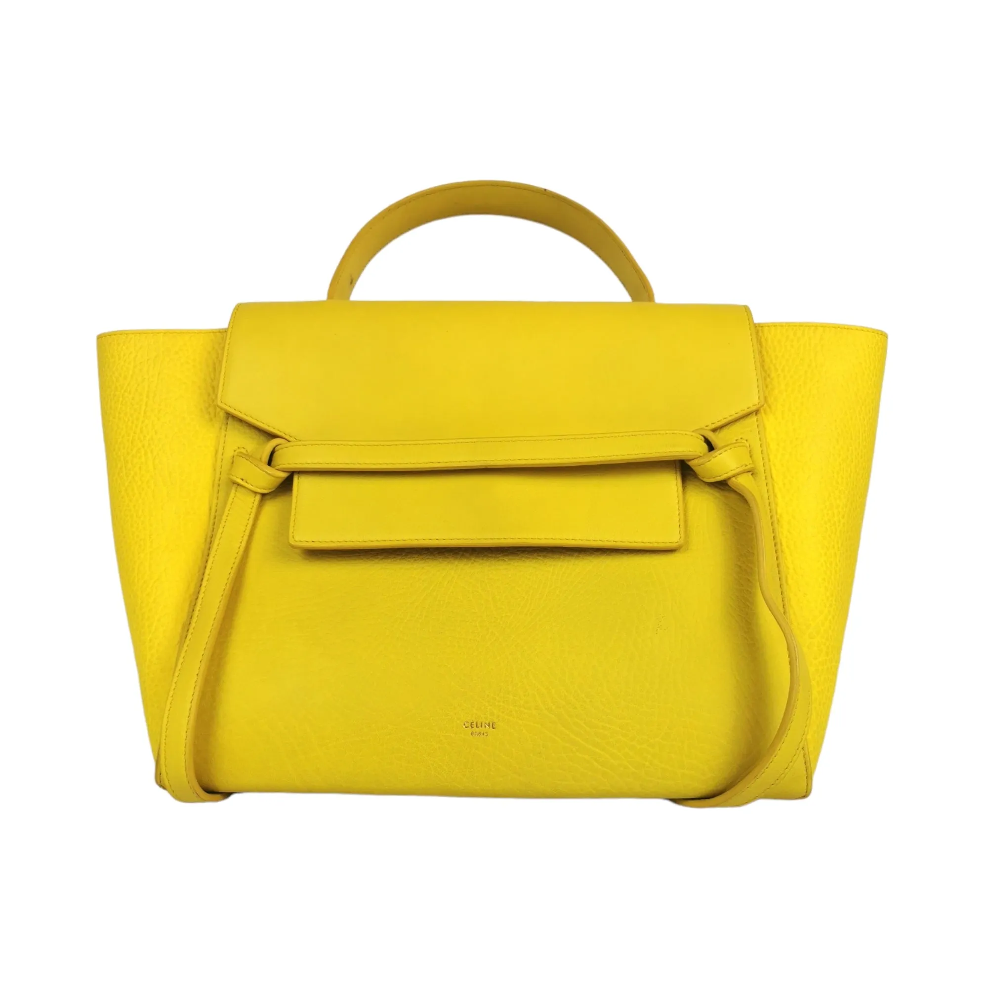 Celine Belt Bag Mini Yellow Calfskin