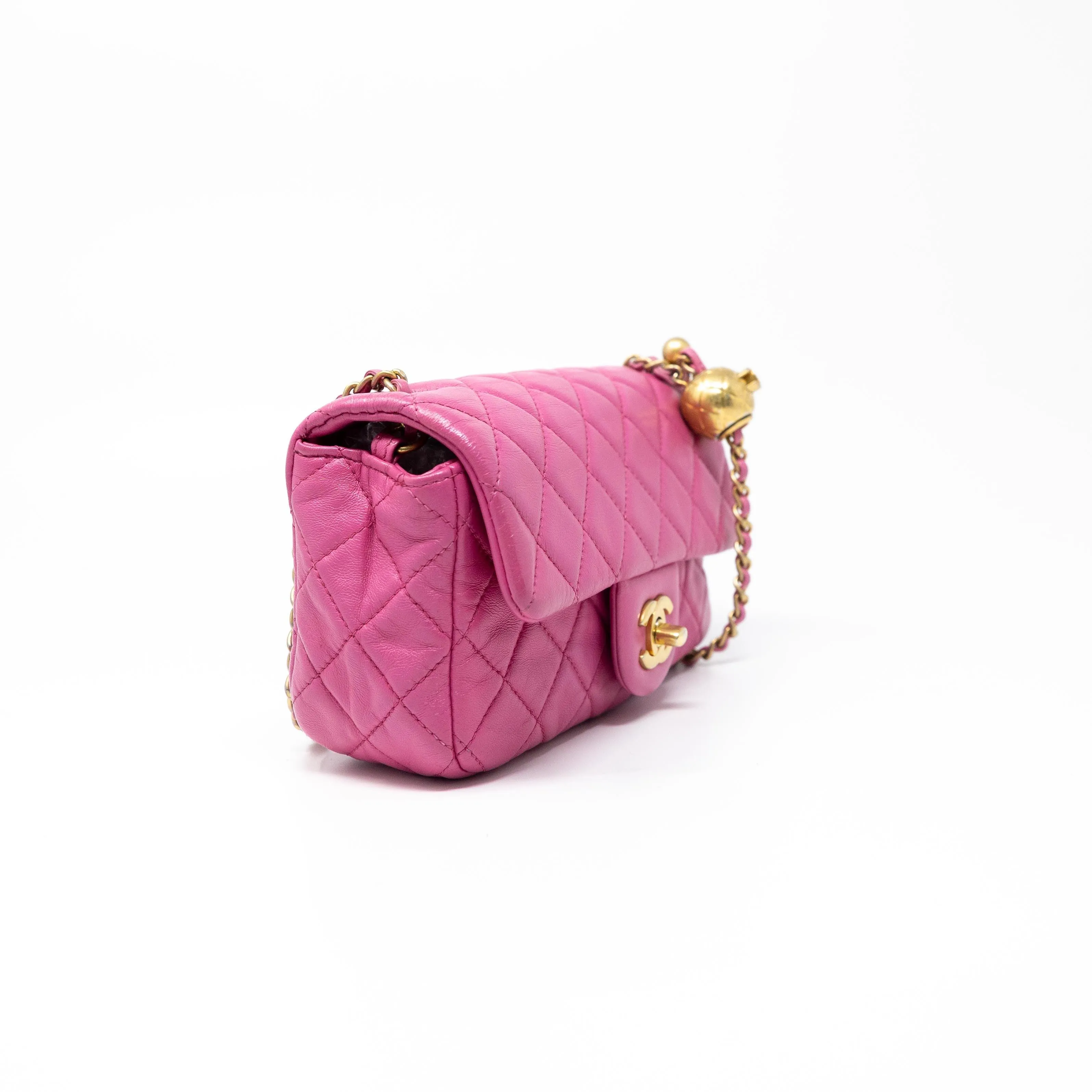 Chanel Pink Mini Pearl Crush Flap