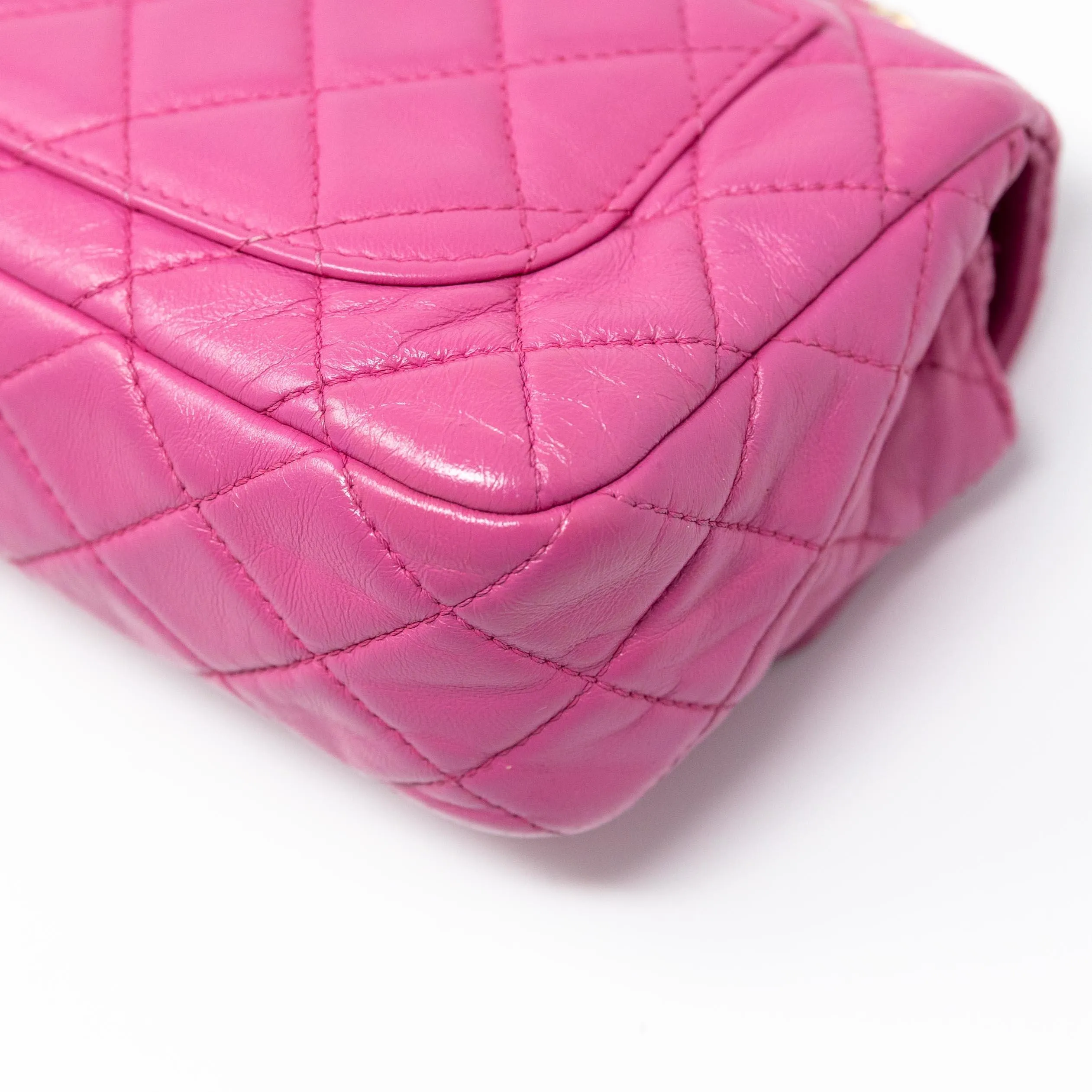 Chanel Pink Mini Pearl Crush Flap