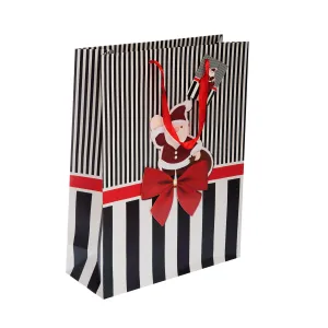 Christmas Gift Bag - Santa Bow