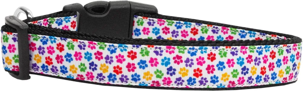 Confetti Paws Nylon Dog Collar Xl