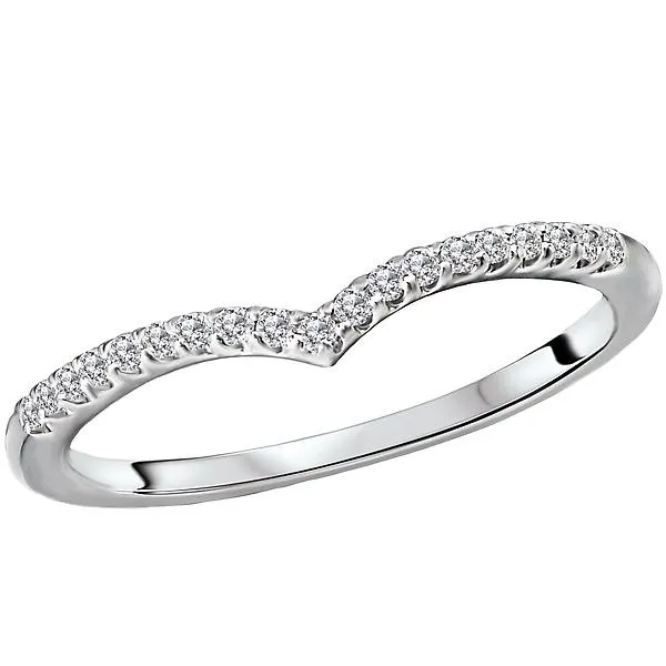 Curved Diamond Nesting Band