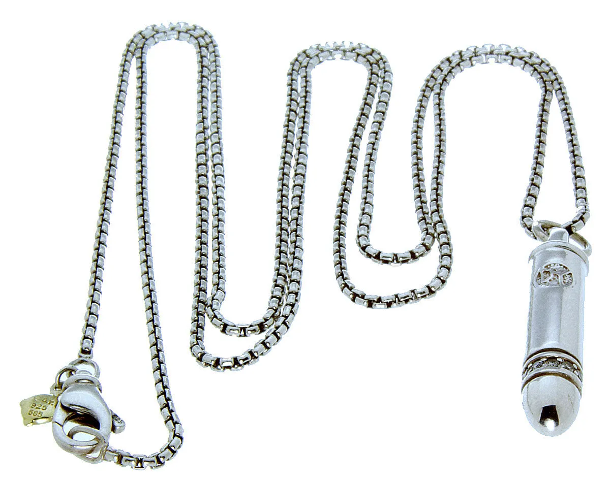 David Yurman Diamond Bullet Charm & Chain