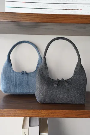 Denim mini bag