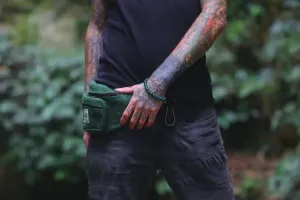 Durable Hemp Green Fanny Pack