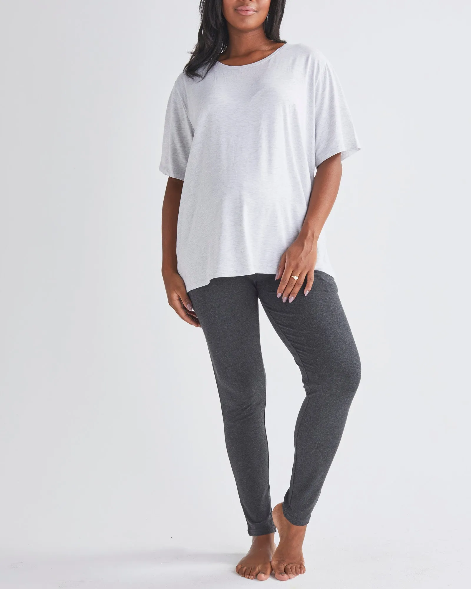 Eden Ultra Soft Maternity Lounge Pants in Charcoal