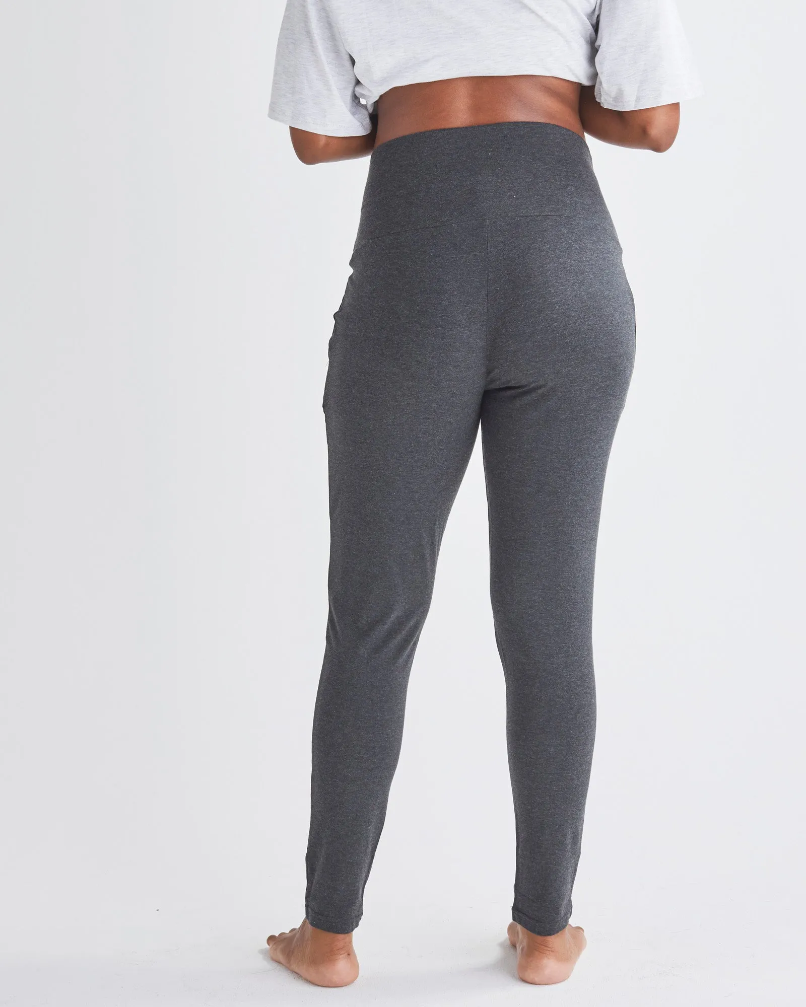 Eden Ultra Soft Maternity Lounge Pants in Charcoal