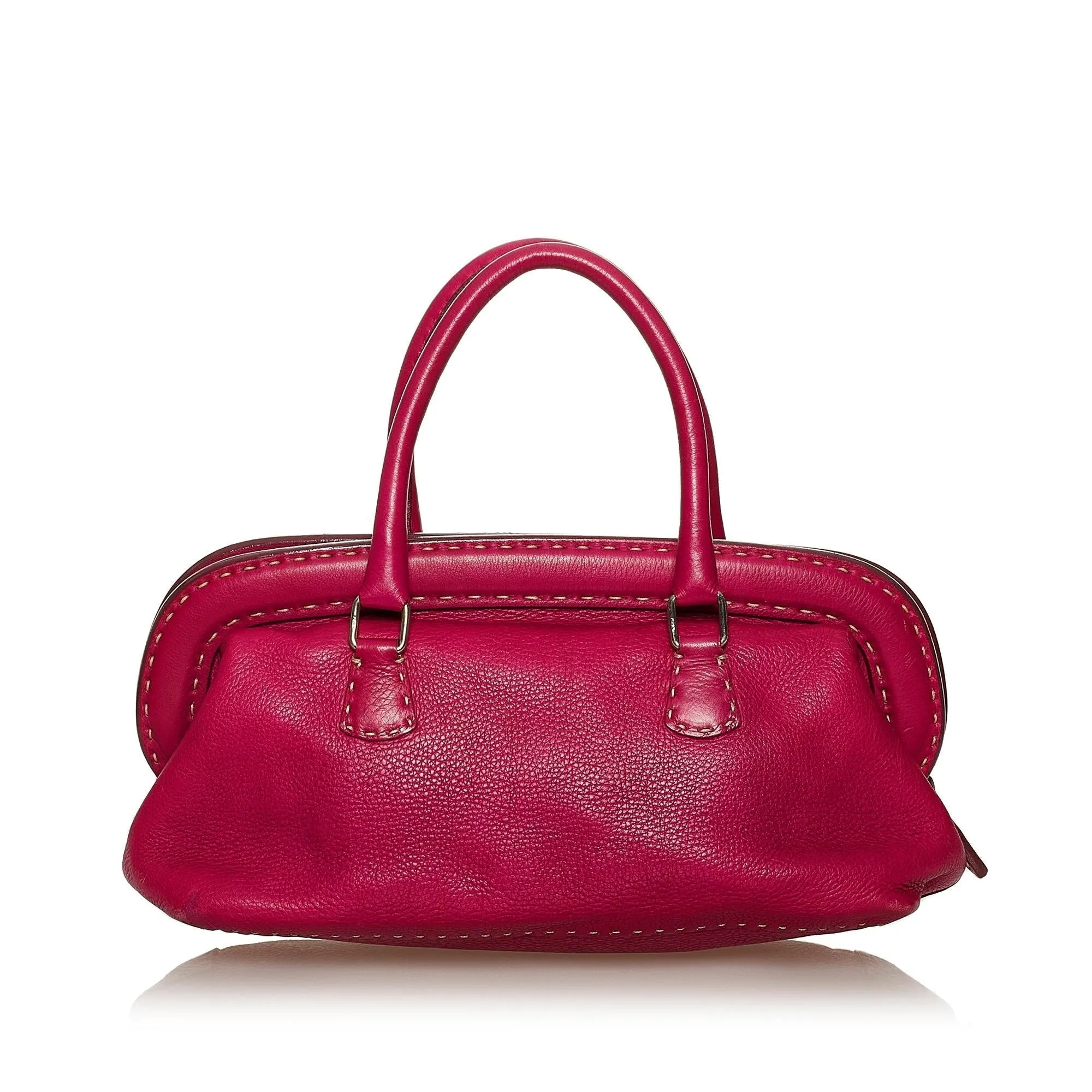 Fendi Selleria Leather Handbag (SHG-28758)