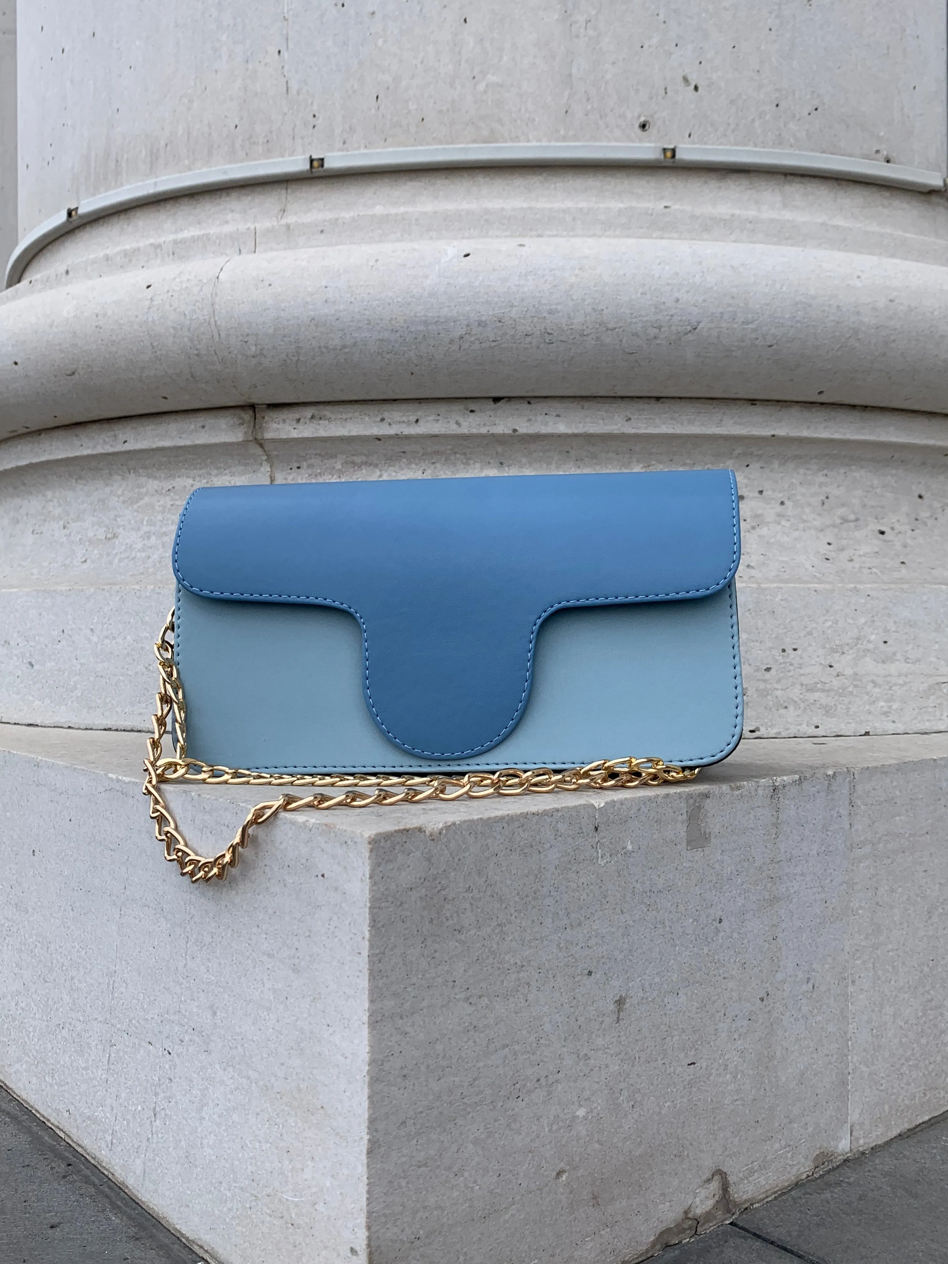 Flap cross-body bag