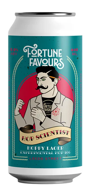 Fortune Favours Hop Scientist Hoppy Lager 440ml