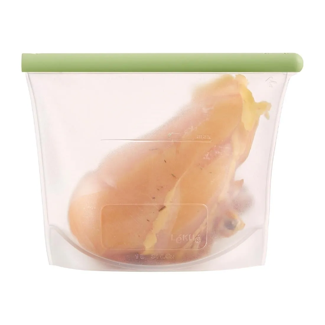 FS287 Lekue Reusable Silicone Food Storage Bag 500ml