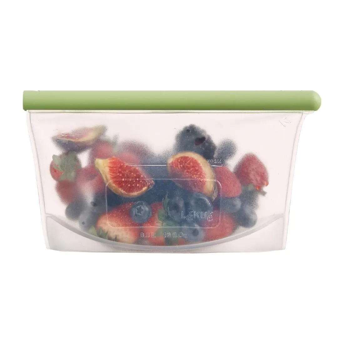 FS287 Lekue Reusable Silicone Food Storage Bag 500ml