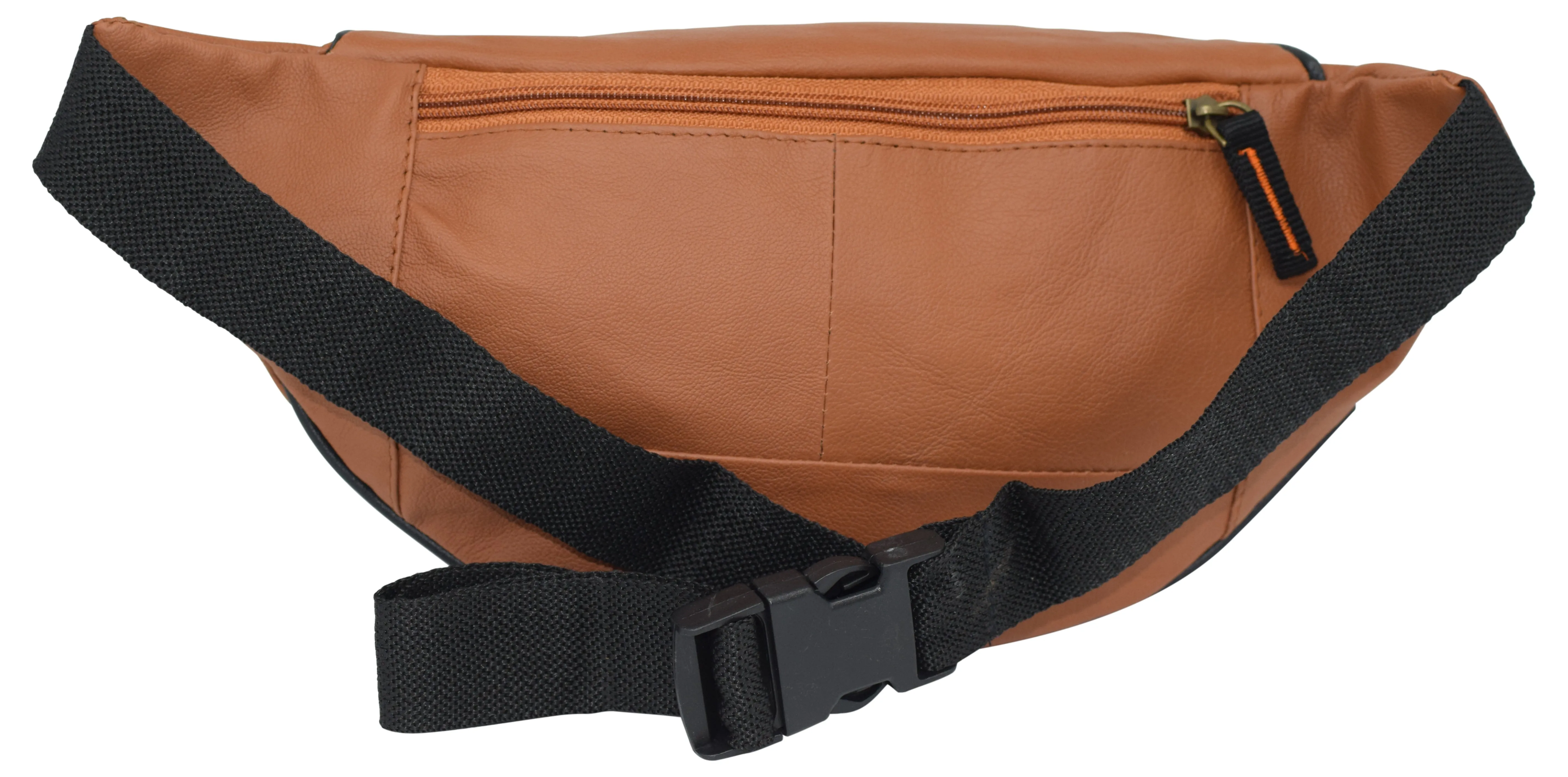 Genuine Cowhide Leather Fanny Pack Waist Bag Multifunction Hip Bum Bag Travel Pouch for Men and Women 7312