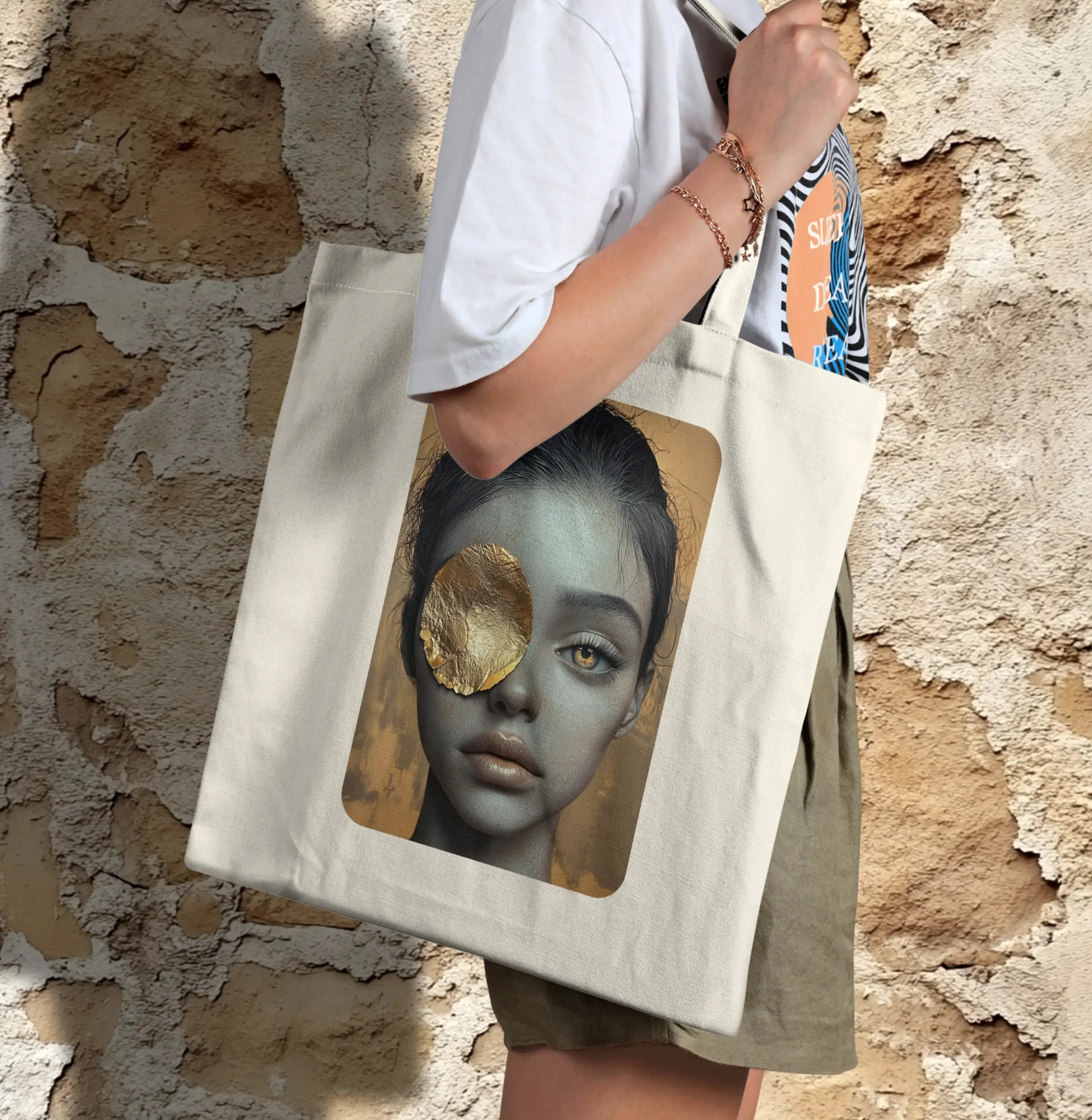 Golden Gaze Tote