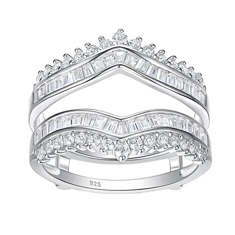 Gorgeous Diamond Women's Wedding Band Enhancer