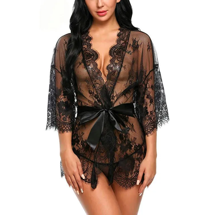 Gorgeous Lace Plus Size Nightwear