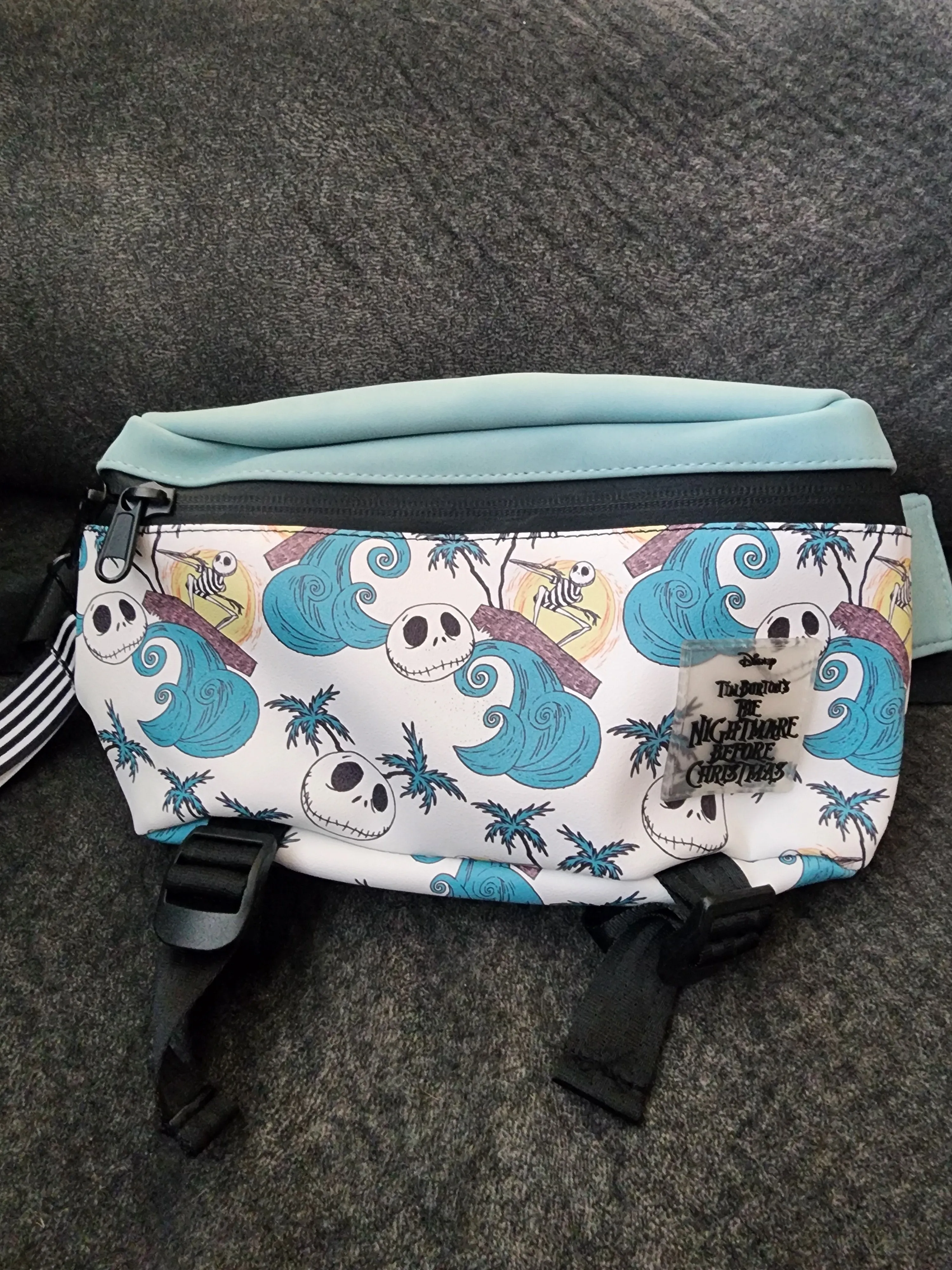 Her Universe Disney Nightmare Before Christmas Jack Skellington Surfing Belt Bag/Fanny Pack