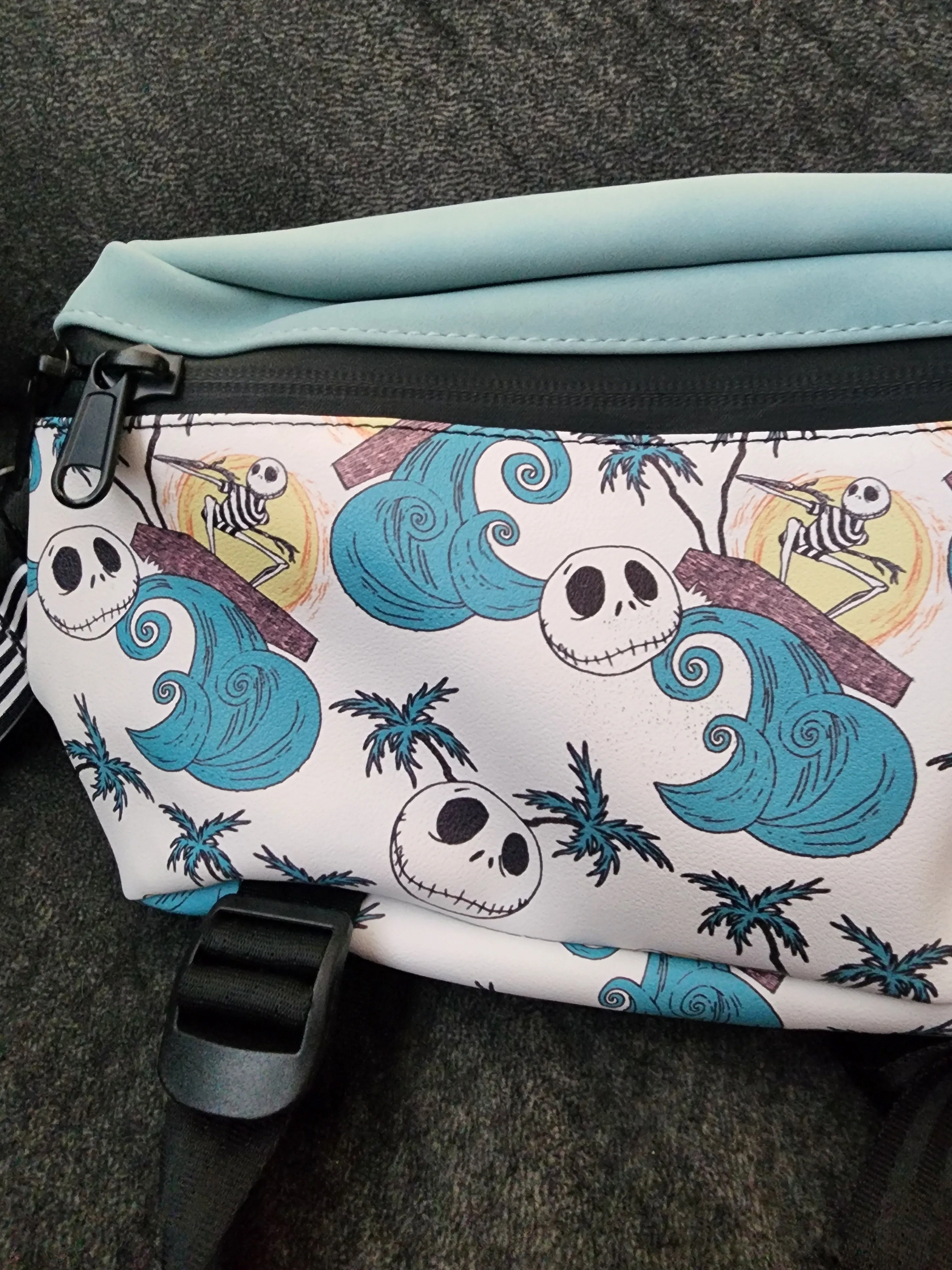 Her Universe Disney Nightmare Before Christmas Jack Skellington Surfing Belt Bag/Fanny Pack