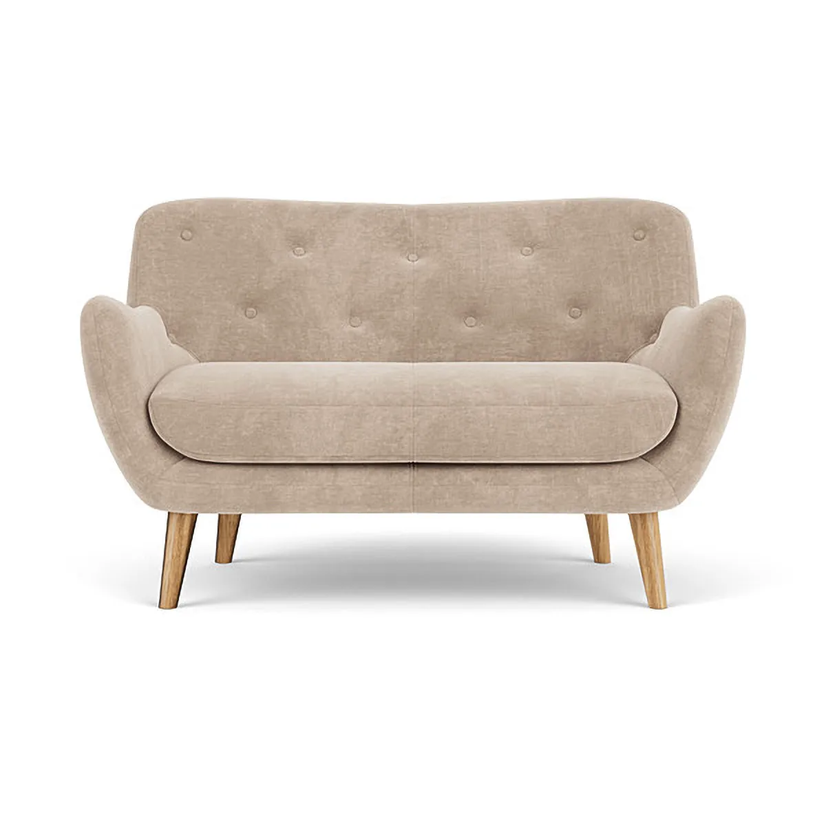 Herman Fabric 2 Seater Sofa